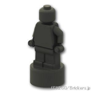 レゴ パーツ ばら売り #90398 ミニフィグ トロフィー / スタチュー：ブラック | LEGO...