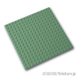 レゴ パーツ ばら売り #91405 プレート 16 x 16：サンドグリーン | LEGOの部品