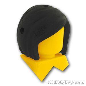 レゴ パーツ ばら売り #92259 ミニドール ヘア - ショートボブ：ブラック | LEGOの部...