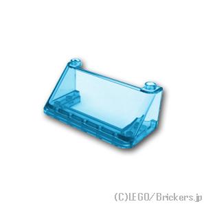 レゴ パーツ ばら売り #92583 ウィンドスクリーン 3 x 6 x 2：トランスライトブルー ...