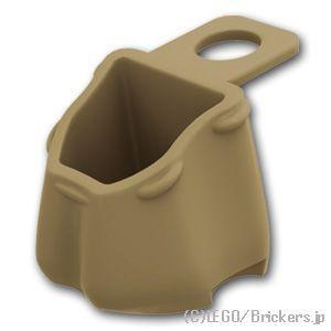 レゴ パーツ ばら売り #92590 コンテナ バスケット：ダークタン | LEGOの部品