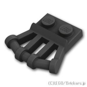 レゴ パーツ ばら売り #92692 プレート 1 x 2 - アングル バーハンドル：ブラック | LEGOの部品