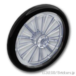 レゴ パーツ ばら売り #92851pb01 自転車用ホイール - 一体成型：トランスクリアー | ...