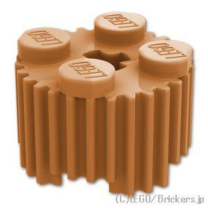 レゴ パーツ ばら売り #92947 ラウンド ブロック 2 x 2 - グリル：ミディアムヌガー ...