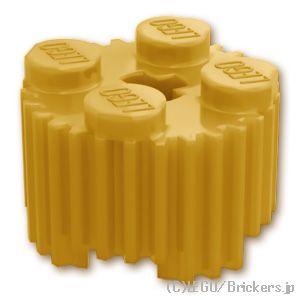 レゴ パーツ ばら売り #92947 ラウンド ブロック 2 x 2 - グリル：パールゴールド |...