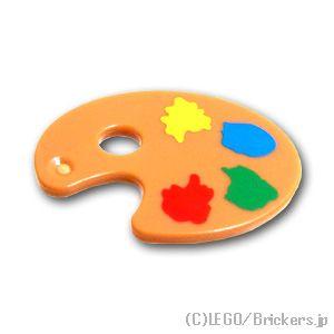 レゴ パーツ ばら売り #93551 パレット 絵具パターン ： ミディアムヌガー | LEGOの部...