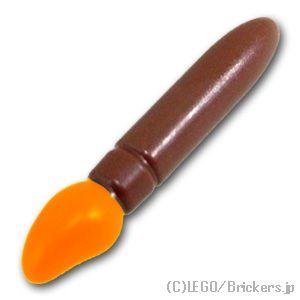 レゴ パーツ ばら売り #93552pb05 絵筆 - オレンジ絵具：ブラウン | LEGOの部品