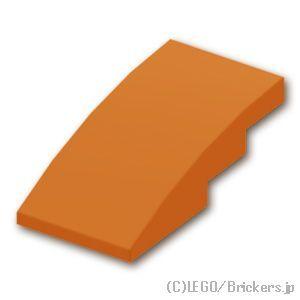 レゴ パーツ ばら売り #93606 スロープ カーブ 4 x 2：ダークオレンジ | LEGOの部...
