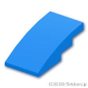 レゴ パーツ ばら売り #93606 スロープ カーブ 4 x 2：ダークアズール | LEGOの部...