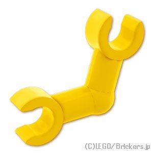 レゴ パーツ ばら売り #93609 スケルトン アーム - 水平グリップ：イエロー | LEGOの...