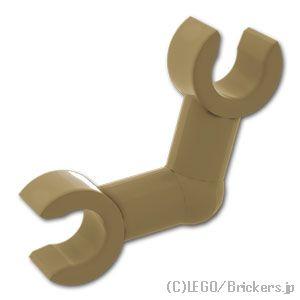 レゴ パーツ ばら売り #93609 スケルトン アーム - 水平グリップ：ダークタン | LEGO...