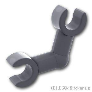 レゴ パーツ ばら売り #93609 スケルトン アーム - 水平グリップ：ダークグレー | LEG...