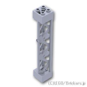 レゴ パーツ ばら売り #95347 サポート 2 x 2 x 10 - 三角桁 / 軸穴：グレー ...