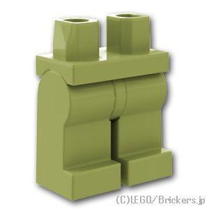 レゴ パーツ ばら売り #970c00 ミニフィグ レッグ(足) ：オリーブグリーン | LEGOの部品｜brickers