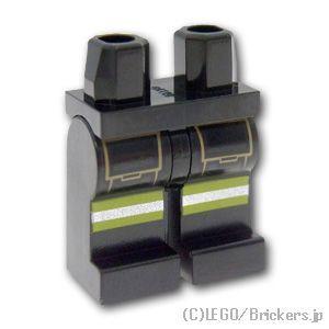 レゴ パーツ ばら売り #970c00pb0160 ミニフィグ レッグ - 反射ストライプパターン：...
