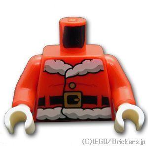 レゴ パーツ ばら売り #973pb2863c01 トルソー - サンタジャケット キャンディーケー...