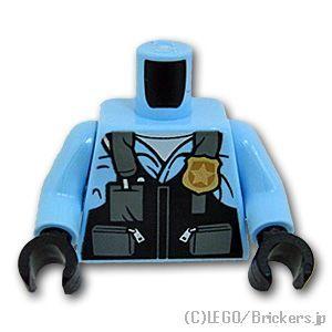 レゴ パーツ ばら売り #973pb3376c01 トルソー - ポリス セーフティベスト：ブライト...