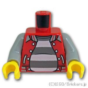 レゴ パーツ ばら売り トルソー No 75のスタジャンとボーダーシャツ レッド Lego 部品 973pb4006c01 021 レゴブロック専門店ブリッカーズ 通販 Yahoo ショッピング