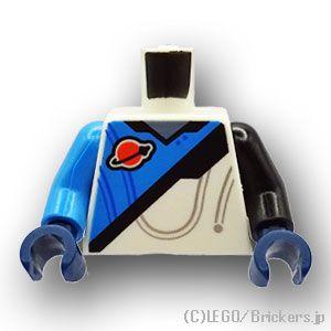 レゴ パーツ ばら売り #973pb5939c01 トルソー - ダークアズールにクラシックスペース...