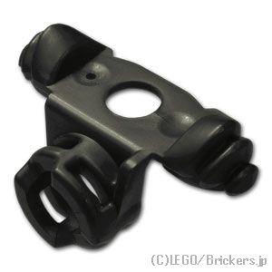 レゴ パーツ ばら売り #98132 ミニフィグ アーマー ショルダーパッド - 2刀用の鞘：ブラッ...