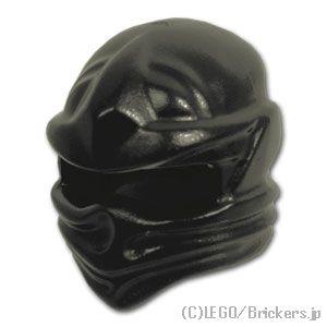 レゴ パーツ ばら売り #98133 ニンジャの覆面(ニンジャゴー) ： ブラック | LEGOの部...