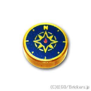 レゴ パーツ ばら売り #98138pb045 ラウンド タイル 1 x 1 - コンパス：パールゴ...