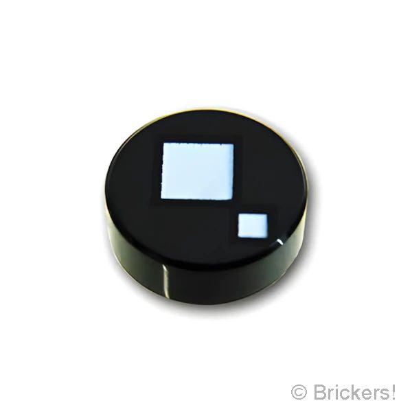 レゴ パーツ ばら売り #98138pb072 タイル ラウンド 1 x 1 - ブリックヘッズ ア...