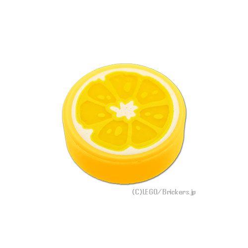 レゴ パーツ ばら売り #98138pb262 ラウンド タイル 1 x 1 - オレンジのスライス...