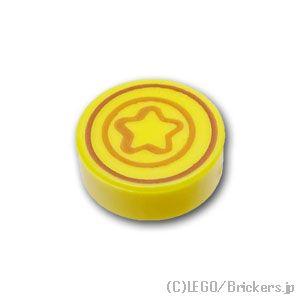 LEGO（レゴ） パーツ ばら売り #98138pb401 タイル ラウンド 1 x 1