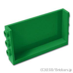 レゴ パーツ ばら売り #98280 パネル 1 x 6 x 3 - サイドスタッド：グリーン | ...