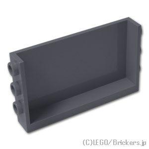 レゴ パーツ ばら売り #98280 パネル 1 x 6 x 3 - サイドスタッド：ダークグレー ...