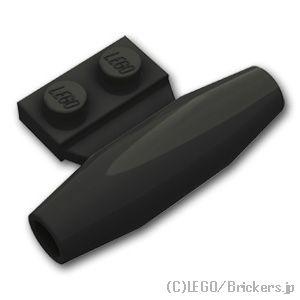 レゴ パーツ ばら売り #98302 ジェットエンジン - プレート 1 x 2：ブラック | LE...