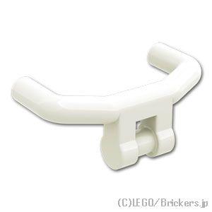 レゴ パーツ ばら売り #98397 バーハンドル - アングラー：ホワイト | LEGOの部品