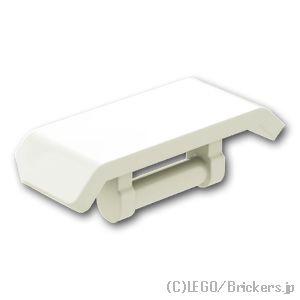 レゴ パーツ ばら売り #98834 カースポイラー - バーハンドル：ホワイト | LEGOの部品