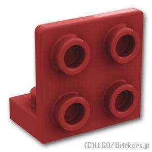 レゴ パーツ ばら売り #99207 ブラケット インバート 1 x 2 - 2 x 2：ダークレッ...
