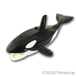 レゴ パーツ ばら売り #bb1319pb01c02 シャチ：ブラック | LEGOの部品