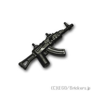 レゴ カスタムパーツ アサルトライフル AK-7X：ブラック | lego 互換 ミニフィギュア 人...