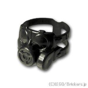 レゴ カスタムパーツ ガスマスク S10：ブラック | lego 互換 ミニフィギュア 人形 ミリタ...