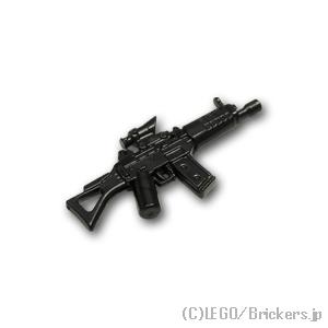 レゴ カスタムパーツ アサルトライフル SG552-S：ブラック | lego 互換 ミニフィギュア 人形 ミリタリー 武器 銃 ライフル｜brickers