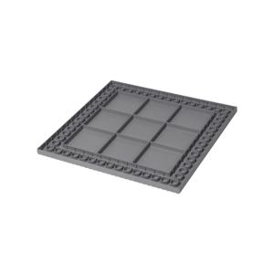 レゴ gobrick プレート - レールなし：ダークグレー | LEGO 互換