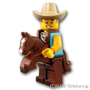 レゴ ミニフィギュア シリーズ 18 カウボーイ | lego 71021 ミニフィグ