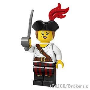 レゴ ミニフィギュアシリーズ ミニフィグ 女海賊 Lego 人形 L 5 レゴブロック専門店ブリッカーズ 通販 Yahoo ショッピング