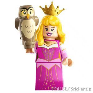 レゴ ミニフィギュア ディズニー100 - オーロラ姫とオウル - 眠れる森の美女 |LEGOの人形