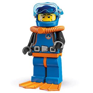 LEGO（レゴ） ミニフィギュア シリーズ 1 ダイバー | 8683 ミニフィグ