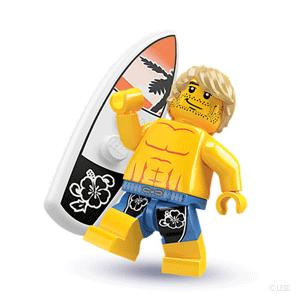 レゴ ミニフィギュア シリーズ 2 サーファー  | lego  8684 ミニフィグ