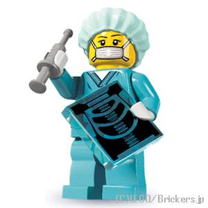 レゴ ミニフィギュア シリーズ 6 外科医  | lego  8827 ミニフィグ