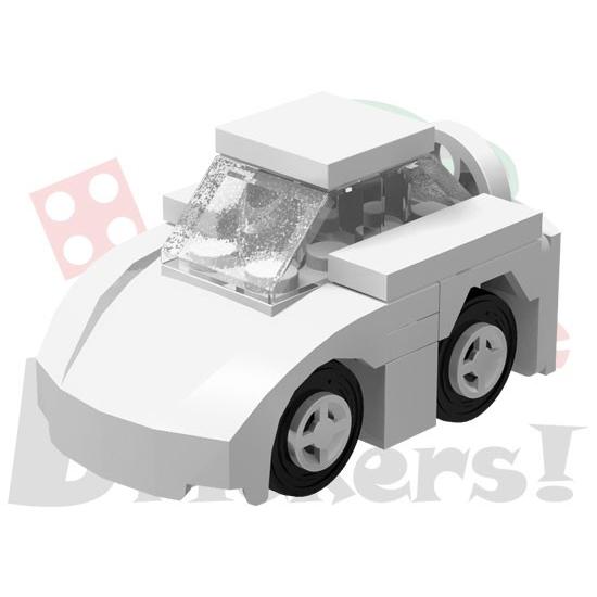 レゴ ジョイフルセット／ミニカーキーホルダー(白) | LEGO BROS044a