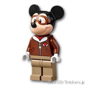 レゴ ディズニー ミニフィグ ミッキー・マウス - パイロット | lego 人形
