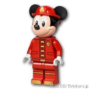 レゴ ディズニー ミニフィグ ミッキー・マウス - 消防士 | lego 人形