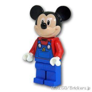 レゴ ディズニー ミニフィグ ミッキー・マウス - オーバーオール | lego 人形
